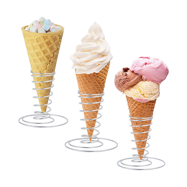 PandaHall 304 Stainless Steel Food Cone Diplay Stand, for Ice Cream Cone, Finger Food, Stainless Steel Color, 108x110mm, Inner Diameter...
PandaHall 304 Stainless Steel Food Cone Diplay Stand, for Ice Cream Cone, Finger Food, Stainless Steel Color, 108x110mm, Inner Diameter...