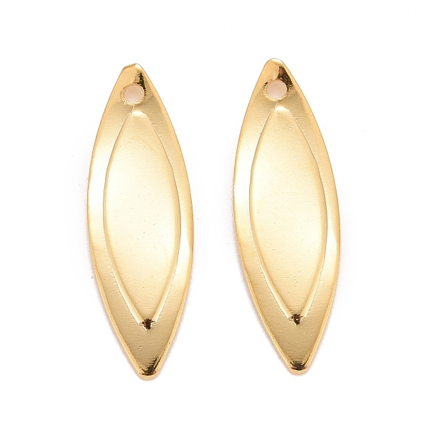 PandaHall 201 Stainless Steel Pendants, Horse Eye, Real 24k Gold Plated, 27x9x14mm, Hole: 1.5mm 201 Stainless Steel Horse Eye
PandaHall 201 Stainless Steel Pendants, Horse Eye, Real 24k Gold Plated, 27x9x14mm, Hole: 1.5mm 201 Stainless Steel Horse Eye