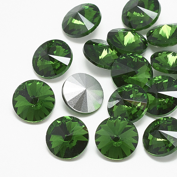 PandaHall Pointed Back Glass Rhinestone Cabochons, Rivoli Rhinestone, Back Plated, Faceted, Cone, Peridot, 10x5mm Glass Rhinestone Cone..., Green
PandaHall Pointed Back Glass Rhinestone Cabochons, Rivoli Rhinestone, Back Plated, Faceted, Cone, Peridot, 10x5mm Glass Rhinestone Cone..., Green