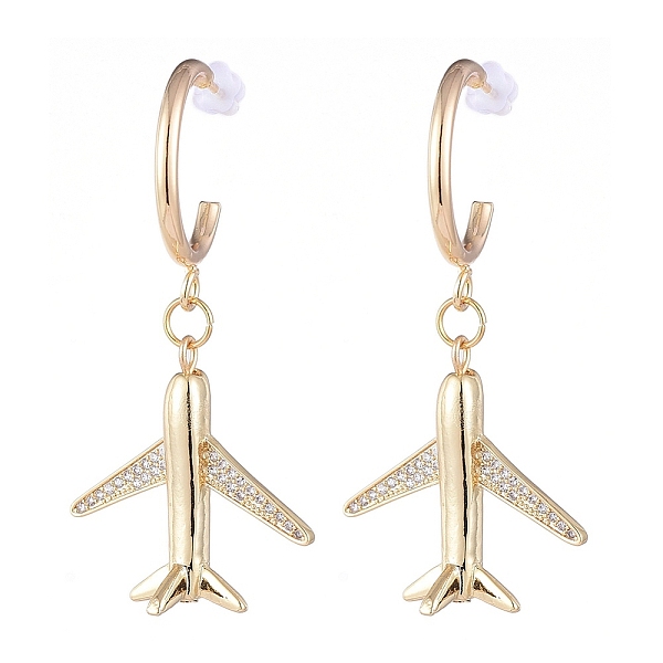PandaHall Brass Dangle Stud Earrings, Half Hoop Earrings, with Brass Micro Pave Cubic Zirconia Pendants, Plastic Ear Nuts and Cardboard..., Clear
PandaHall Brass Dangle Stud Earrings, Half Hoop Earrings, with Brass Micro Pave Cubic Zirconia Pendants, Plastic Ear Nuts and Cardboard..., Clear