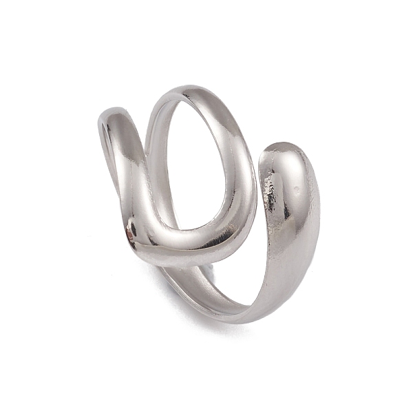 PandaHall 304 Stainless Steel Wire Knot Open Cuff Rings for Women, Stainless Steel Color, US Size 6(16.5mm) 304 Stainless Steel
PandaHall 304 Stainless Steel Wire Knot Open Cuff Rings for Women, Stainless Steel Color, US Size 6(16.5mm) 304 Stainless Steel