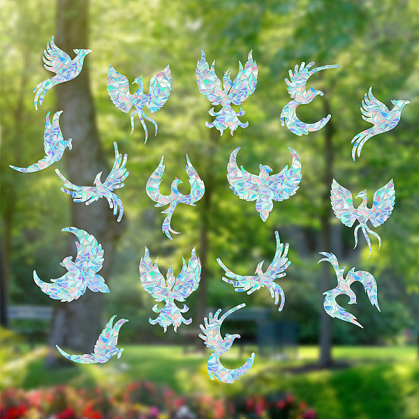 PandaHall Waterproof PVC Colored Laser Stained Window Film Static Stickers, Rainbow Prism Electrostatic Window Decals, Phenix, 330x830mm...
PandaHall Waterproof PVC Colored Laser Stained Window Film Static Stickers, Rainbow Prism Electrostatic Window Decals, Phenix, 330x830mm...