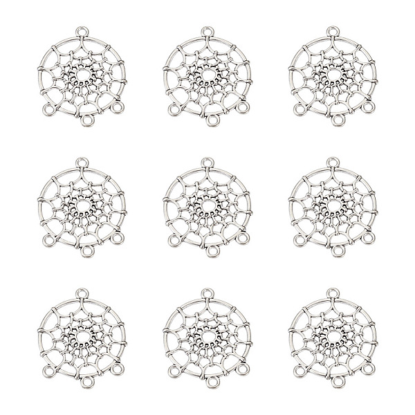 PandaHall Tibetan Style Alloy Chandelier Components Links, Lead Free & Cadmium Free, Flat Round, for Woven Net/Web with Feather Making...
PandaHall Tibetan Style Alloy Chandelier Components Links, Lead Free & Cadmium Free, Flat Round, for Woven Net/Web with Feather Making...