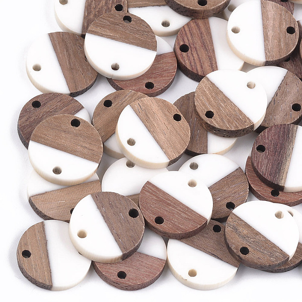 PandaHall Resin & Walnut Wood Links, Flat Round, White, 18x3.5mm, Hole: 1.8mm Resin+Wood Flat Round White
PandaHall Resin & Walnut Wood Links, Flat Round, White, 18x3.5mm, Hole: 1.8mm Resin+Wood Flat Round White