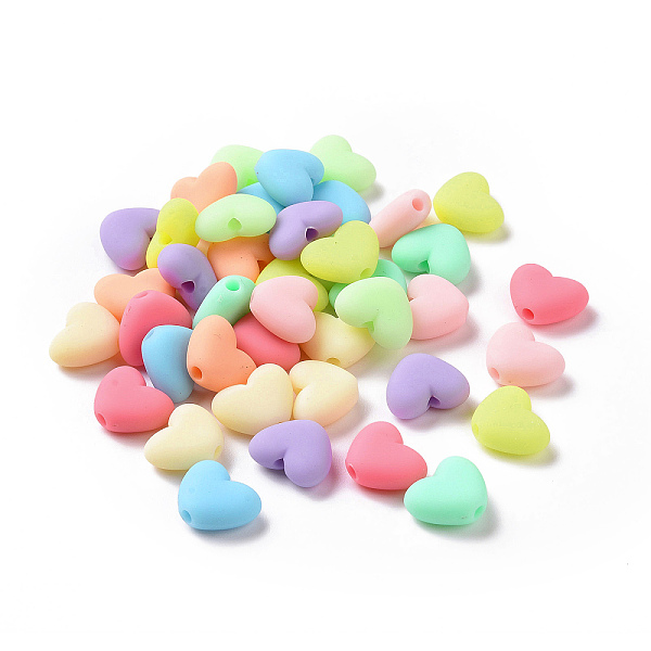 PandaHall Rubberized Style Acrylic Beads, Heart, Mixed Color, 11x13.5x5.5mm, Hole: 2mm, 925pcs/500g Acrylic Heart Multicolor
PandaHall Rubberized Style Acrylic Beads, Heart, Mixed Color, 11x13.5x5.5mm, Hole: 2mm, 925pcs/500g Acrylic Heart Multicolor