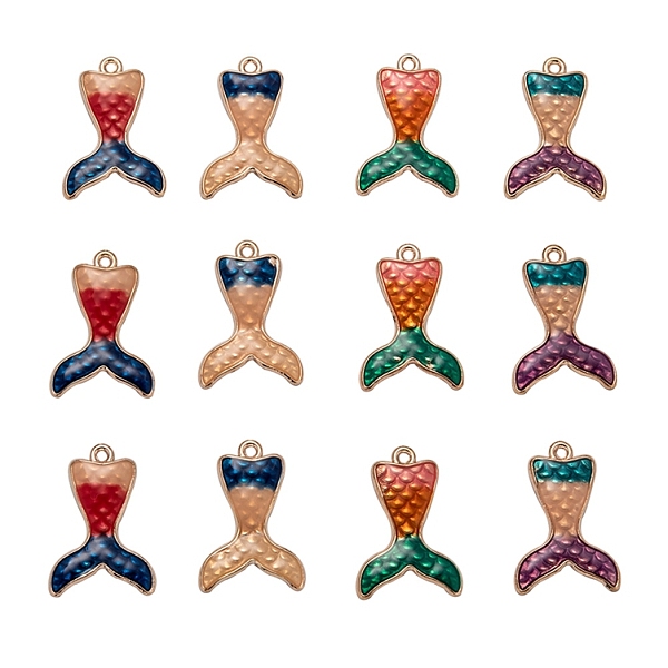 PandaHall Zinc Alloy Enamel Pendants, Mermaid Tail Shape, Golden, Mixed Color, 27x18.5x3mm, Hole: 1.5mm, 4 colors, 5pcs/coor, 20pcs/box..., Multicolor
PandaHall Zinc Alloy Enamel Pendants, Mermaid Tail Shape, Golden, Mixed Color, 27x18.5x3mm, Hole: 1.5mm, 4 colors, 5pcs/coor, 20pcs/box..., Multicolor