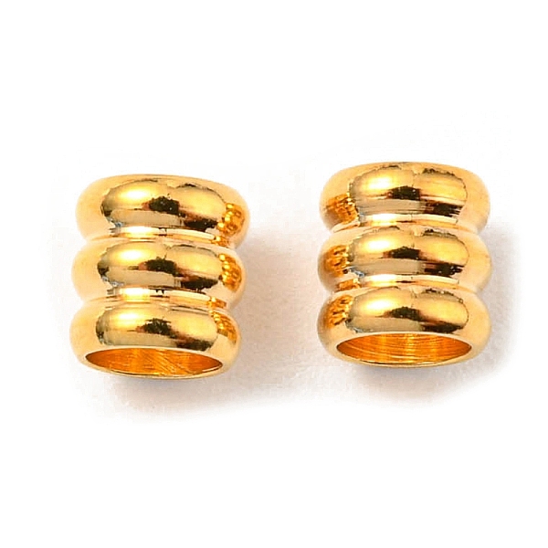 PandaHall 201 Stainless Steel European Beads, Large Hole Beads, Grooved Beads, Column, Golden, 6x7mm, Hole: 4.2mm 201 Stainless Steel Column
PandaHall 201 Stainless Steel European Beads, Large Hole Beads, Grooved Beads, Column, Golden, 6x7mm, Hole: 4.2mm 201 Stainless Steel Column