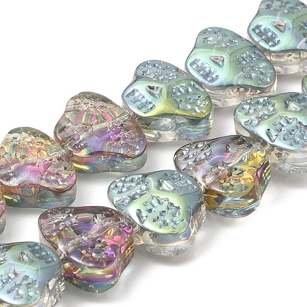 PandaHall Transparent Electroplate Glass Beads Strands, Rainbow Plated, Skull Head, Colorful, 13x10x6mm, Hole: 1mm, about 65pcs/strand...
PandaHall Transparent Electroplate Glass Beads Strands, Rainbow Plated, Skull Head, Colorful, 13x10x6mm, Hole: 1mm, about 65pcs/strand...