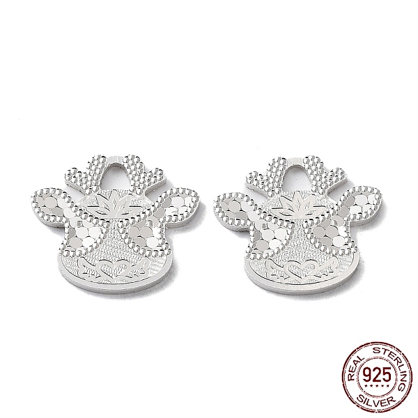 PandaHall Rhodium Plated 925 Sterling Silver Charms, Deer with Polka Dot Charm, Textured, Real Platinum Plated, 12x14x1.2mm, Hole: 2.5x2.2mm...
PandaHall Rhodium Plated 925 Sterling Silver Charms, Deer with Polka Dot Charm, Textured, Real Platinum Plated, 12x14x1.2mm, Hole: 2.5x2.2mm...