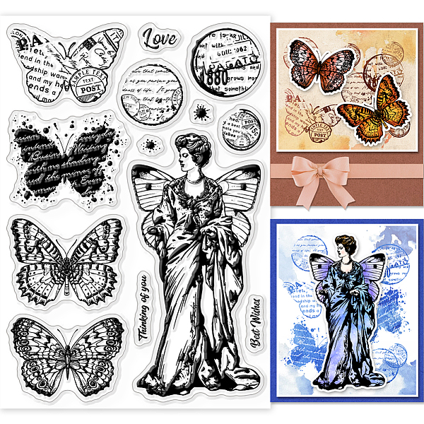 PandaHall Custom PVC Plastic Clear Stamps, for DIY Scrapbooking, Photo Album Decorative, Cards Making, Butterfly, 160x110x3mm Plastic...
PandaHall Custom PVC Plastic Clear Stamps, for DIY Scrapbooking, Photo Album Decorative, Cards Making, Butterfly, 160x110x3mm Plastic...