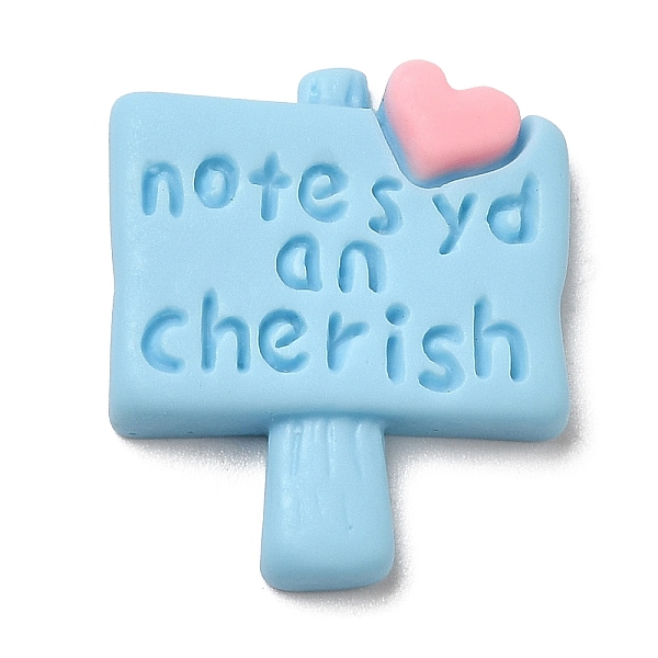 PandaHall Street Sign Opaque Resin Cabochons, for Jewelry Making, Light Sky Blue, 21.5x19x4mm Resin Others
PandaHall Street Sign Opaque Resin Cabochons, for Jewelry Making, Light Sky Blue, 21.5x19x4mm Resin Others