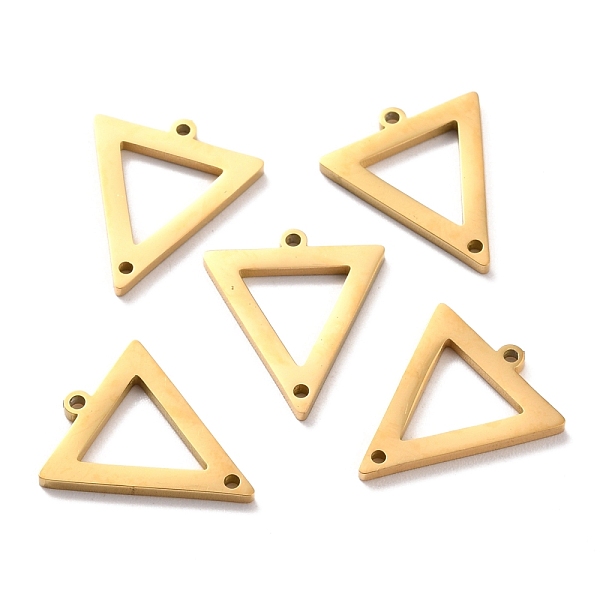 PandaHall Ion Plating(IP) 304 Stainless Steel Link Connectors, Triangle, Golden, 18x15.5x1.5mm, Hole: 1.2mm 304 Stainless Steel Triangle
PandaHall Ion Plating(IP) 304 Stainless Steel Link Connectors, Triangle, Golden, 18x15.5x1.5mm, Hole: 1.2mm 304 Stainless Steel Triangle