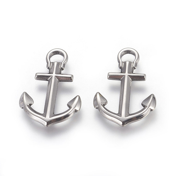 PandaHall 201 Stainless Steel Pendants, Anchor, Stainless Steel Color, 30x20x3mm, Hole: 4x4.5mm 201 Stainless Steel Anchor & Helm
PandaHall 201 Stainless Steel Pendants, Anchor, Stainless Steel Color, 30x20x3mm, Hole: 4x4.5mm 201 Stainless Steel Anchor & Helm