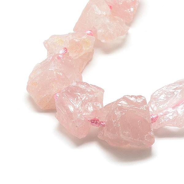 PandaHall Natural Rose Quartz Beads Strands, Nuggets, 17~30x15~31x15~31mm, Hole: 1mm, about 14~16pcs/strand, 15.7 inch Rose Quartz Nuggets
PandaHall Natural Rose Quartz Beads Strands, Nuggets, 17~30x15~31x15~31mm, Hole: 1mm, about 14~16pcs/strand, 15.7 inch Rose Quartz Nuggets