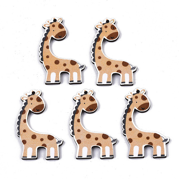 PandaHall Printed Basswood Pendants, Back Random Color, Giraffa, BurlyWood, 39x24x3mm, Hole: 1.8mm Wood Other Animal Orange
PandaHall Printed Basswood Pendants, Back Random Color, Giraffa, BurlyWood, 39x24x3mm, Hole: 1.8mm Wood Other Animal Orange