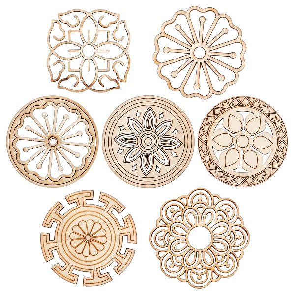 PandaHall GORGECRAFT 7 Style 14Pcs Wooden Carved Onlay Appliques Carving Decal Corner Craft Unpainted Furniture Home Window Decoration Wood...
PandaHall GORGECRAFT 7 Style 14Pcs Wooden Carved Onlay Appliques Carving Decal Corner Craft Unpainted Furniture Home Window Decoration Wood...