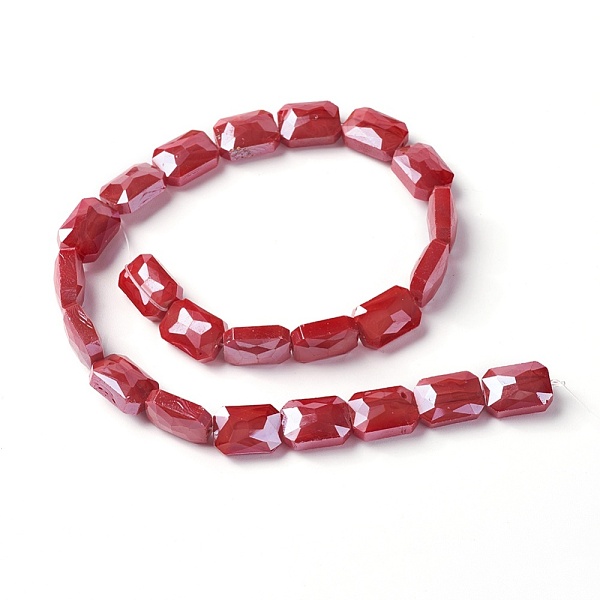 PandaHall Electroplate Glass Beads Strands, Pearl Luster Plated, Faceted Rectangle, Mixed Color, 13.5~14x10x6.5~7mm, Hole: 1.2mm, about..., Multicolor
PandaHall Electroplate Glass Beads Strands, Pearl Luster Plated, Faceted Rectangle, Mixed Color, 13.5~14x10x6.5~7mm, Hole: 1.2mm, about..., Multicolor