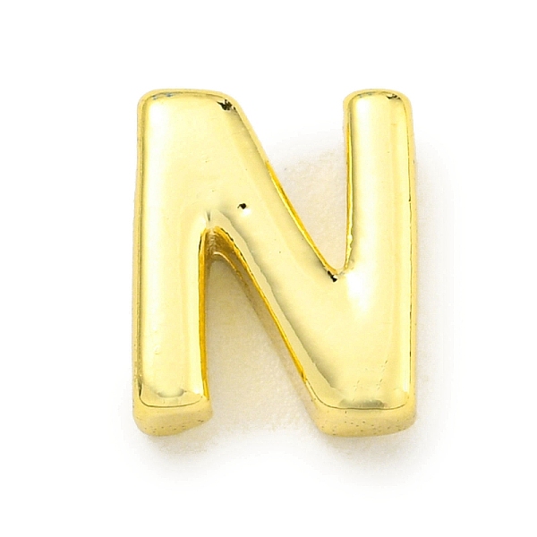 PandaHall Brass Beads, Real 18K Gold Plated, Letter N, 8.9x7x3mm, Hole: 1.8x1mm Brass Letter N
PandaHall Brass Beads, Real 18K Gold Plated, Letter N, 8.9x7x3mm, Hole: 1.8x1mm Brass Letter N