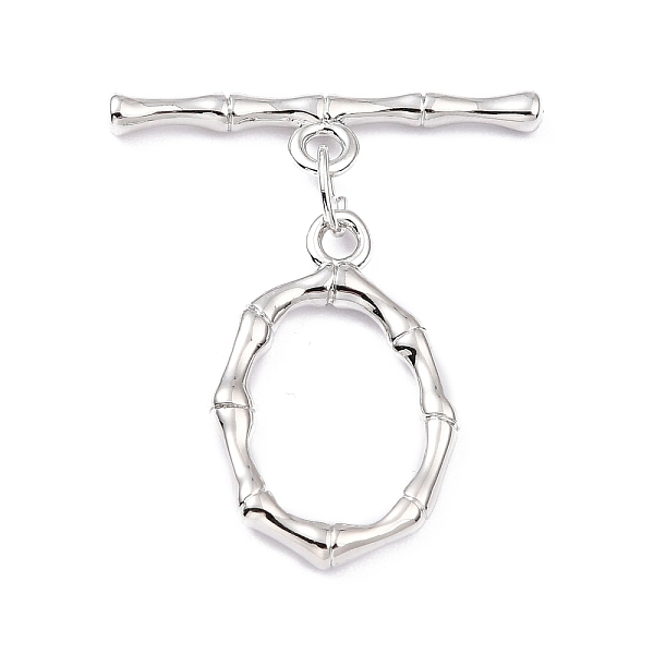 PandaHall Rack Plating Brass Toggle Clasps, Long-Lasting Plated, Ring, Real Platinum Plated, Ring: 25x16x2.5mm, Hole: 2mm, Bar...
PandaHall Rack Plating Brass Toggle Clasps, Long-Lasting Plated, Ring, Real Platinum Plated, Ring: 25x16x2.5mm, Hole: 2mm, Bar...