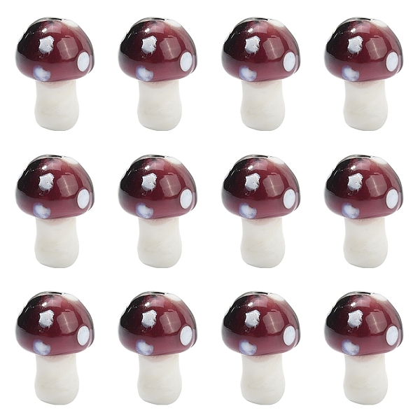 PandaHall 10Pcs Mushroom Handmade Lampwork Beads, Rosy Brown, 12.5~14x10~11mm, Hole: 1.5mm Lampwork Mushroom
PandaHall 10Pcs Mushroom Handmade Lampwork Beads, Rosy Brown, 12.5~14x10~11mm, Hole: 1.5mm Lampwork Mushroom