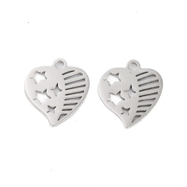 PandaHall 316 Stainless Steel Charms, Heart Charm, Laser Cut, Stainless Steel Color, 13.5x12.5x1mm, Hole: 1.5mm 316 Surgical Stainless Steel...
PandaHall 316 Stainless Steel Charms, Heart Charm, Laser Cut, Stainless Steel Color, 13.5x12.5x1mm, Hole: 1.5mm 316 Surgical Stainless Steel...