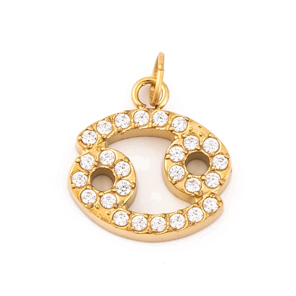 PandaHall 316 Stainless Steel Micro Pave Cubic Zirconia Pendants, with Jump Rings, Real 18K Gold Plated, 12 Constellation Charm, Real 18K..., Clear
PandaHall 316 Stainless Steel Micro Pave Cubic Zirconia Pendants, with Jump Rings, Real 18K Gold Plated, 12 Constellation Charm, Real 18K..., Clear