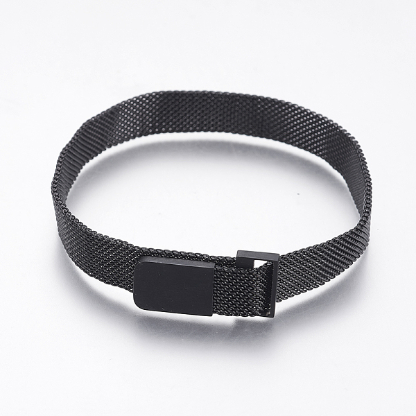 PandaHall Vacuum Plating 430 Stainless Steel Mesh Bracelet Making, with Magnetic Clasps, Fit Slide Charms, Gunmetal, 9 inch(23cm), 10mm 430...
PandaHall Vacuum Plating 430 Stainless Steel Mesh Bracelet Making, with Magnetic Clasps, Fit Slide Charms, Gunmetal, 9 inch(23cm), 10mm 430...