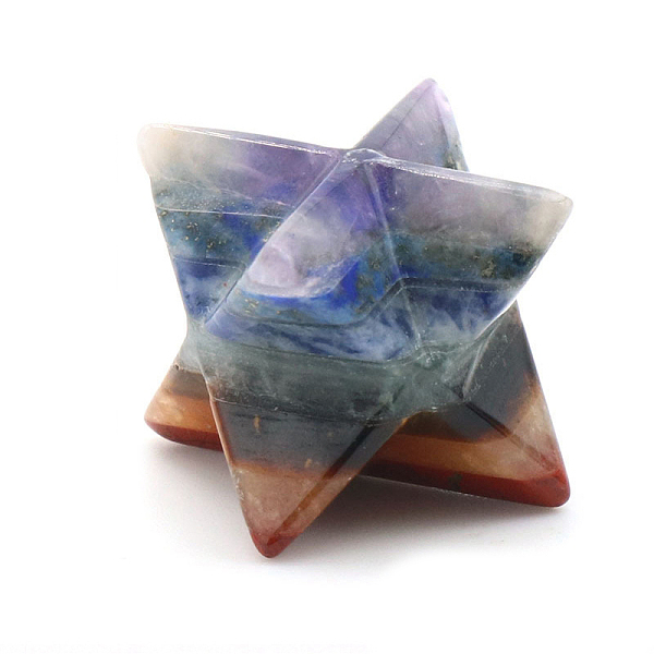 PandaHall Chakra Style Assembled Natural Amethyst & Lapis Lazuli & Sodalite & Green Aventurine & Tiger Eye & Topaz Jade & Red Jasper Merkaba...
PandaHall Chakra Style Assembled Natural Amethyst & Lapis Lazuli & Sodalite & Green Aventurine & Tiger Eye & Topaz Jade & Red Jasper Merkaba...
