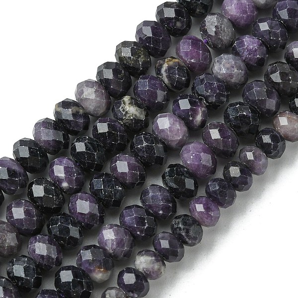 PandaHall Natural Sugilite Beads Strands, Faceted, Rondelle, 6~6.5x4~4.5mm, Hole: 0.9mm, about 97pcs/strand, 15.59''(39.6cm) Sugilite...
PandaHall Natural Sugilite Beads Strands, Faceted, Rondelle, 6~6.5x4~4.5mm, Hole: 0.9mm, about 97pcs/strand, 15.59''(39.6cm) Sugilite...