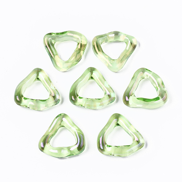 PandaHall Transparent Resin Finger Rings, AB Color Plated, Triangle, Light Green, Inner Diameter: 11mm Resin
PandaHall Transparent Resin Finger Rings, AB Color Plated, Triangle, Light Green, Inner Diameter: 11mm Resin