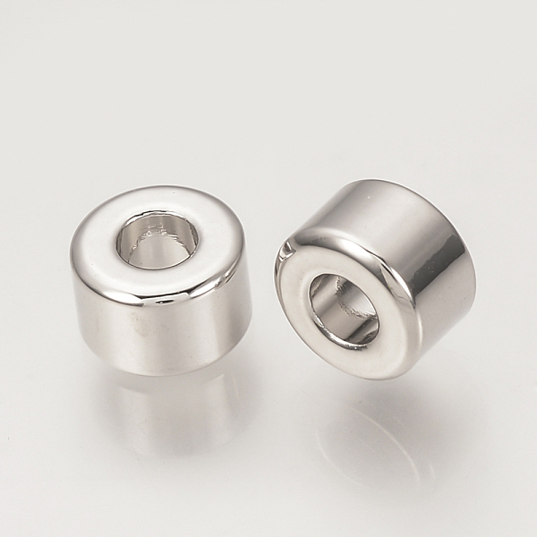 PandaHall Brass Beads, Nickel Free, Real Platinum Plated, Column, 6x4mm, Hole: 2.5mm Brass Column
PandaHall Brass Beads, Nickel Free, Real Platinum Plated, Column, 6x4mm, Hole: 2.5mm Brass Column