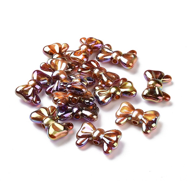 PandaHall UV Plating Rainbow Iridescent Acrylic Beads, with Gold Foil, Bowknot, Sienna, 20x29x9mm, Hole: 3mm Acrylic Bowknot Brown
PandaHall UV Plating Rainbow Iridescent Acrylic Beads, with Gold Foil, Bowknot, Sienna, 20x29x9mm, Hole: 3mm Acrylic Bowknot Brown
