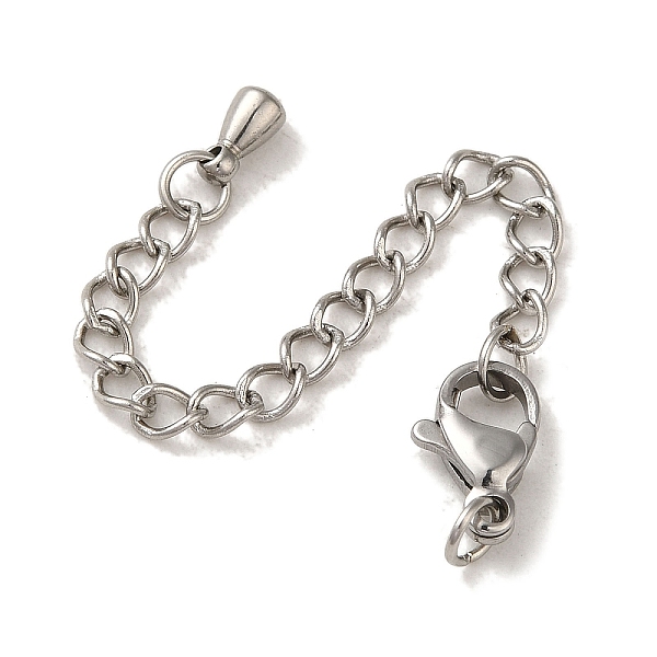 PandaHall Rack Plating Stainless Steel Chain Extender, with Lobster Claw Clasps, Long-Lasting Plated, Cadmium Free & Lead Free, Column...
PandaHall Rack Plating Stainless Steel Chain Extender, with Lobster Claw Clasps, Long-Lasting Plated, Cadmium Free & Lead Free, Column...