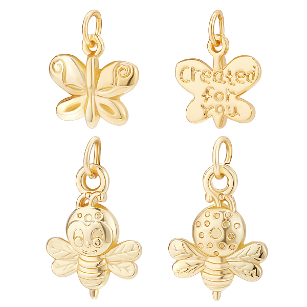 PandaHall BENECREAT 32Pcs 2 Style Alloy Pendants, Long-Lasting Plated, with Jump Ring, Insect, Real 18K Gold Plated, 16pcs/style Alloy...
PandaHall BENECREAT 32Pcs 2 Style Alloy Pendants, Long-Lasting Plated, with Jump Ring, Insect, Real 18K Gold Plated, 16pcs/style Alloy...