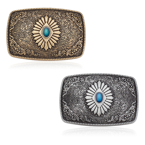 PandaHall ANATTASOUL 2Pcs 2 Colors Western Alloy Belt Buckles, Belt Fastener, Rectangle with Rhombus, Mixed Color, 60.5x89x17.5mm, Knob...
PandaHall ANATTASOUL 2Pcs 2 Colors Western Alloy Belt Buckles, Belt Fastener, Rectangle with Rhombus, Mixed Color, 60.5x89x17.5mm, Knob...