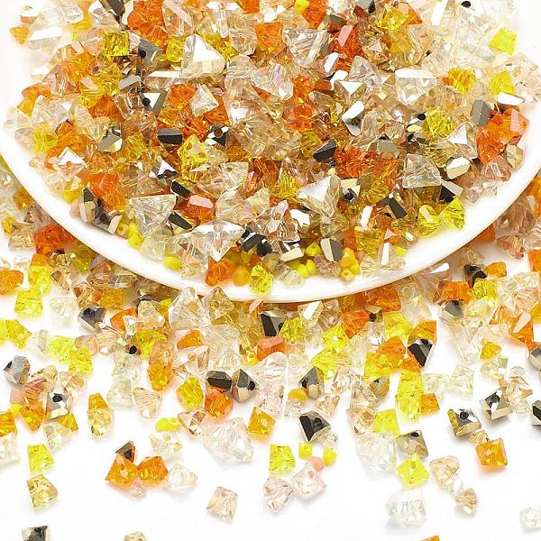 PandaHall Opaque & Transparent Glass Beads, Faceted Nuggets, Yellow, 2~5x2.5~8x3~5mm, Hole: 1~1.4mm, about 10g/bag Glass Nuggets Yellow
PandaHall Opaque & Transparent Glass Beads, Faceted Nuggets, Yellow, 2~5x2.5~8x3~5mm, Hole: 1~1.4mm, about 10g/bag Glass Nuggets Yellow