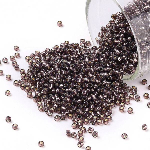 PandaHall TOHO Round Seed Beads, Japanese Seed Beads, (2114) Silver Lined Milky Nutmeg, 15/0, 1.5mm, Hole: 0.7mm, about 3000pcs/10g Glass..., Purple
PandaHall TOHO Round Seed Beads, Japanese Seed Beads, (2114) Silver Lined Milky Nutmeg, 15/0, 1.5mm, Hole: 0.7mm, about 3000pcs/10g Glass..., Purple