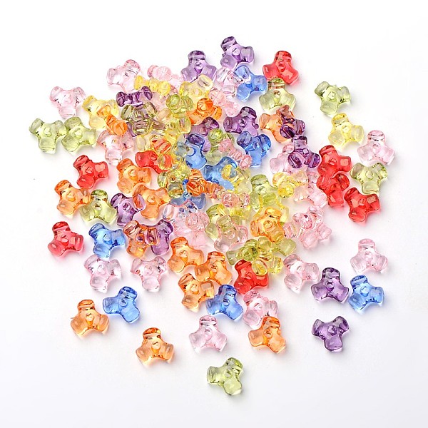 PandaHall Transparent Acrylic Plastic Tri Beads for Christmas Ornaments Making, Assorted Colors, about 10mm wide, 10mm long, hole: 2mm..., Multicolor
PandaHall Transparent Acrylic Plastic Tri Beads for Christmas Ornaments Making, Assorted Colors, about 10mm wide, 10mm long, hole: 2mm..., Multicolor