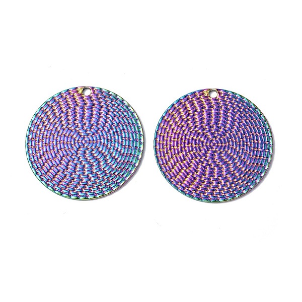 PandaHall Ion Plating(IP) 304 Stainless Steel Pendants, Flat Round Charm, Rainbow Color, 29.5x1mm, Hole: 1.8mm 304 Stainless Steel Flat...
PandaHall Ion Plating(IP) 304 Stainless Steel Pendants, Flat Round Charm, Rainbow Color, 29.5x1mm, Hole: 1.8mm 304 Stainless Steel Flat...