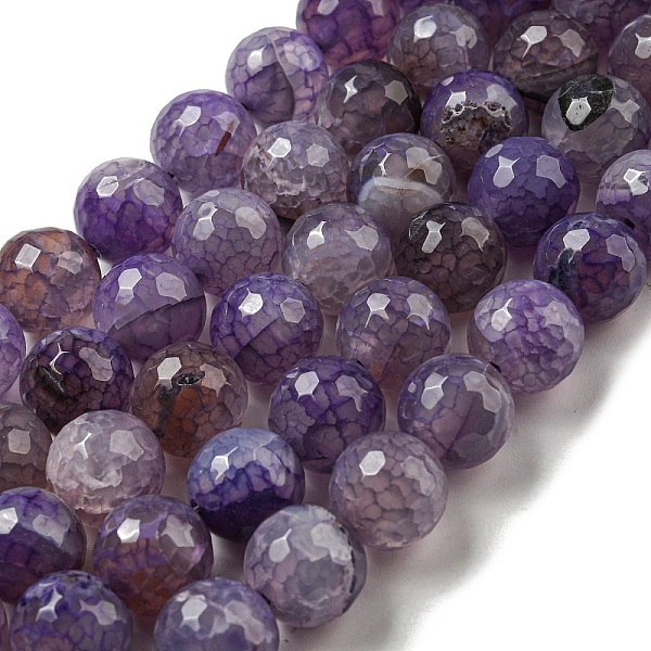 PandaHall Faceted Natural Dragon Veins Agate Beads Strands, Round, Dyed & Heated, Dark Slate Blue, 12mm, Hole: 1.6mm, about 31pcs/strand...
PandaHall Faceted Natural Dragon Veins Agate Beads Strands, Round, Dyed & Heated, Dark Slate Blue, 12mm, Hole: 1.6mm, about 31pcs/strand...