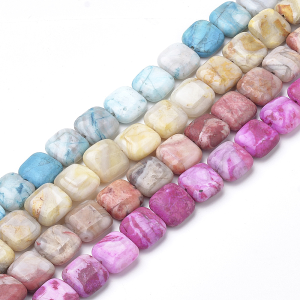 PandaHall Dyed Natural Crazy Lace Agate Beads Strands, Square, 15~16x15~16x6~7mm, Hole: 1mm, about 26pcs/strand, 16.3 inch Crazy Agate...
PandaHall Dyed Natural Crazy Lace Agate Beads Strands, Square, 15~16x15~16x6~7mm, Hole: 1mm, about 26pcs/strand, 16.3 inch Crazy Agate...