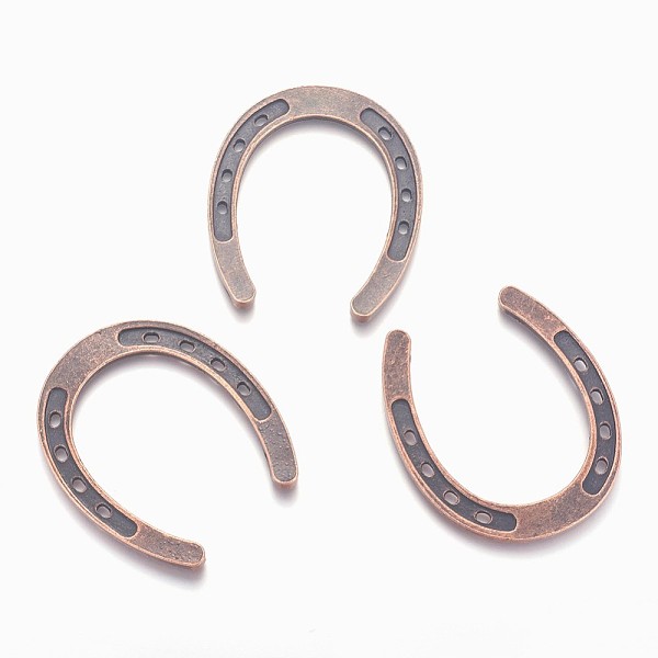 PandaHall Iron Big Pendants, Horseshoe, Red Copper, 68x58x3mm, Hole: 2.5x3.5mm Iron Others
PandaHall Iron Big Pendants, Horseshoe, Red Copper, 68x58x3mm, Hole: 2.5x3.5mm Iron Others