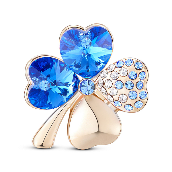 PandaHall SHEGRACE Alloy Brooch, Micro Pave AAA Cubic Zirconia Four Leaf Clover with Austrian Crystal, Blue, 22x25mm Alloy+Austrian Crystal...
PandaHall SHEGRACE Alloy Brooch, Micro Pave AAA Cubic Zirconia Four Leaf Clover with Austrian Crystal, Blue, 22x25mm Alloy+Austrian Crystal...