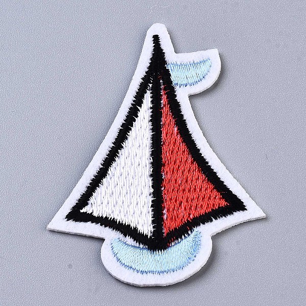 PandaHall Sailboat Appliques, Computerized Embroidery Cloth Iron on/Sew on Patches, Costume Accessories, Colorful, 53.5x40x1mm Cloth Vehicle
PandaHall Sailboat Appliques, Computerized Embroidery Cloth Iron on/Sew on Patches, Costume Accessories, Colorful, 53.5x40x1mm Cloth Vehicle