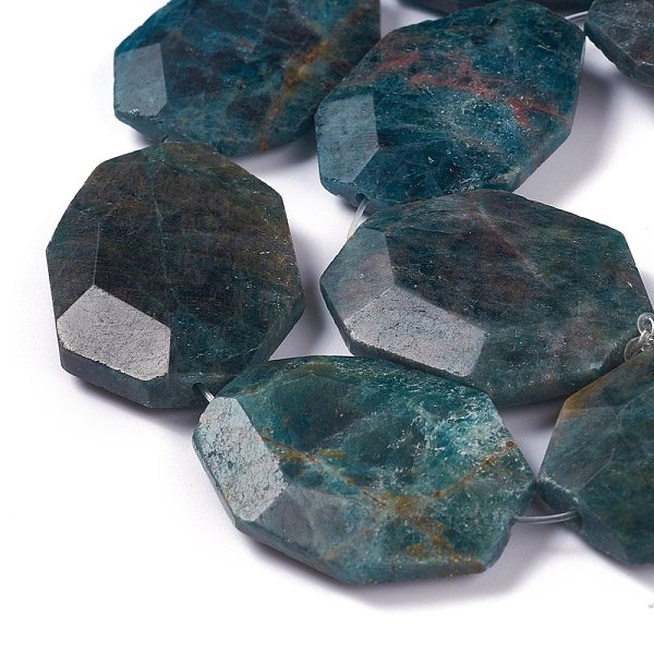 PandaHall Faceted Natural Apatite Beads Strands, Oval, 36~41x28~29x7~8mm, Hole: 1.2mm, about 10pcs/strand, 14.96 inch(38cm) Apatite Oval
PandaHall Faceted Natural Apatite Beads Strands, Oval, 36~41x28~29x7~8mm, Hole: 1.2mm, about 10pcs/strand, 14.96 inch(38cm) Apatite Oval