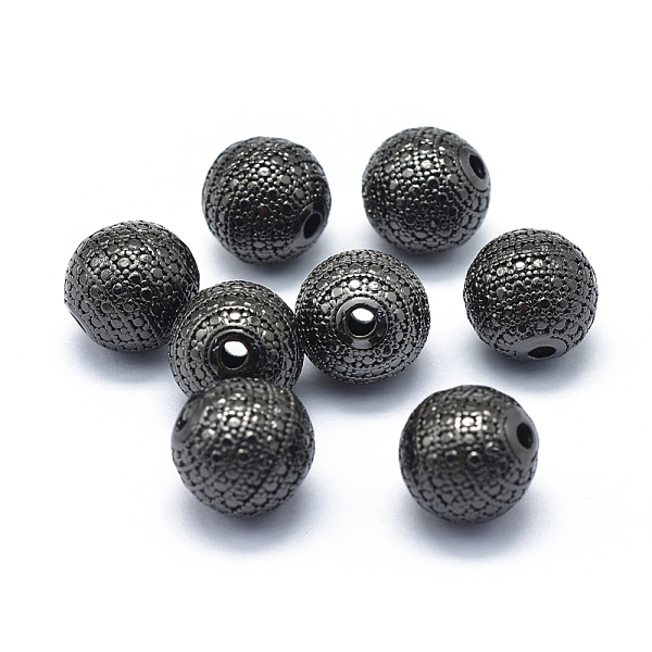 PandaHall Rack Plating Brass Beads, Long-Lasting Plated, Round with Dot, Gunmetal, 9mm, Hole: 2mm Brass Round
PandaHall Rack Plating Brass Beads, Long-Lasting Plated, Round with Dot, Gunmetal, 9mm, Hole: 2mm Brass Round