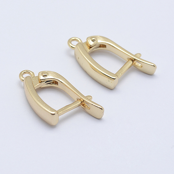 PandaHall Brass Hoop Earring Findings with Latch Back Closure, Long-Lasting Plated, with Horizontal Loop, Real 18K Gold Plated, Nickel Free...
PandaHall Brass Hoop Earring Findings with Latch Back Closure, Long-Lasting Plated, with Horizontal Loop, Real 18K Gold Plated, Nickel Free...