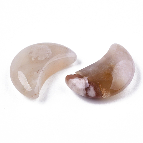 PandaHall Moon Shape Natural Cherry Blossom Agate Healing Crystal Pocket Palm Stones, for Chakra Balancing, Jewelry Making, Home Decoration...
PandaHall Moon Shape Natural Cherry Blossom Agate Healing Crystal Pocket Palm Stones, for Chakra Balancing, Jewelry Making, Home Decoration...