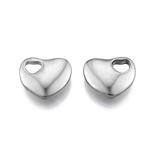 PandaHall 304 Stainless Steel Charms, Heart, Stainless Steel Color, 13x15x3.5mm, Hole: 4mm 304 Stainless Steel Heart
PandaHall 304 Stainless Steel Charms, Heart, Stainless Steel Color, 13x15x3.5mm, Hole: 4mm 304 Stainless Steel Heart