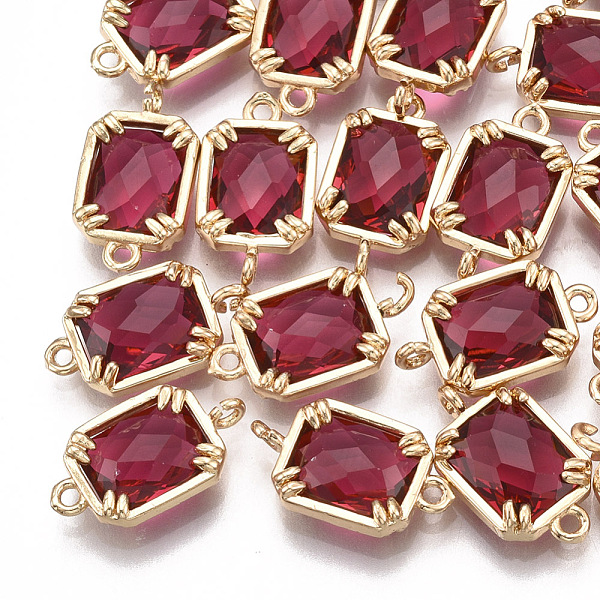 PandaHall Glass Links connectors, with Brass Findings, Faceted, Rectangle, Golden, Brown, 16x9x3.5mm, Hole: 1.2mm Glass Rectangle Brown
PandaHall Glass Links connectors, with Brass Findings, Faceted, Rectangle, Golden, Brown, 16x9x3.5mm, Hole: 1.2mm Glass Rectangle Brown